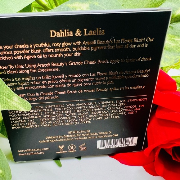 Araceli Las Flores Blushes in Dahlia & Laclia - Picture 2 of 10